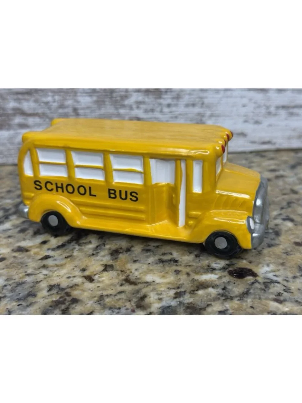 Dept 56 Snow Village School Bus And Snow Plow Set Of 2 #5137-3